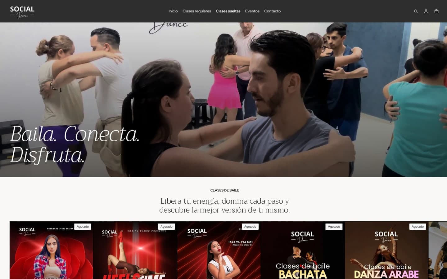 Sitio de Social Dance Ecuador